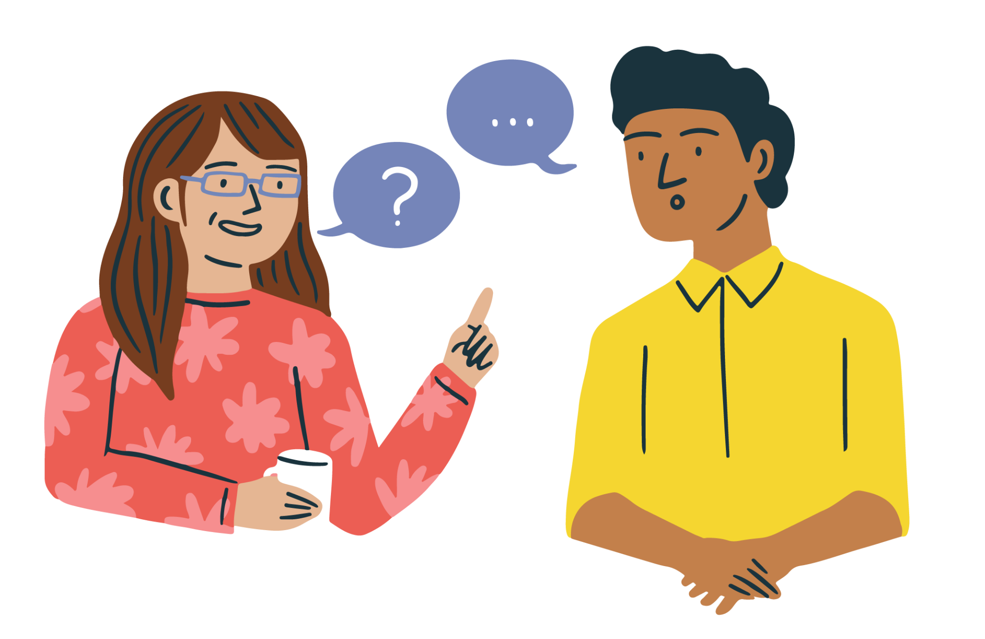 illustration conversation